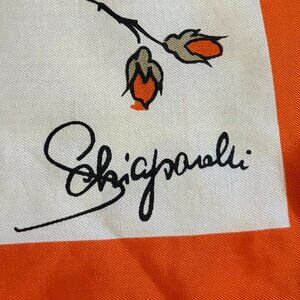 Vintage Schiaparelli Scarf  - 27" Square